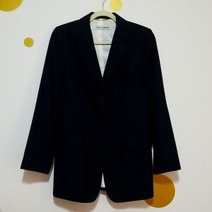 DOLCE & GABBANA Navy Blue Virgin Wool Suit Women Size 44